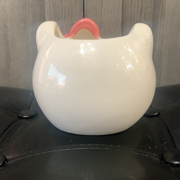 New Hello Kitty + Blue Sky Clayworks Pink Bow Apple Blossom Ceramic Candle - Picture 4 of 8